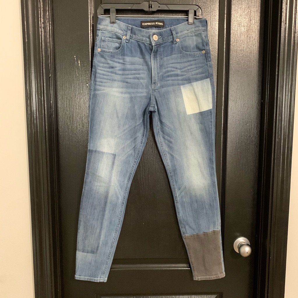 Bundle 2 For $25 Express Patchwork Jeans